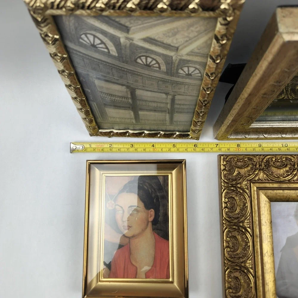 Vintage‎ to Modern Photo Frames Lot, Varying Finishes & Sizes